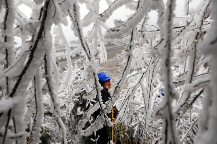 南方電網(wǎng)貴州公司發(fā)布低溫雨雪冰凍災(zāi)害橙色預(yù)警