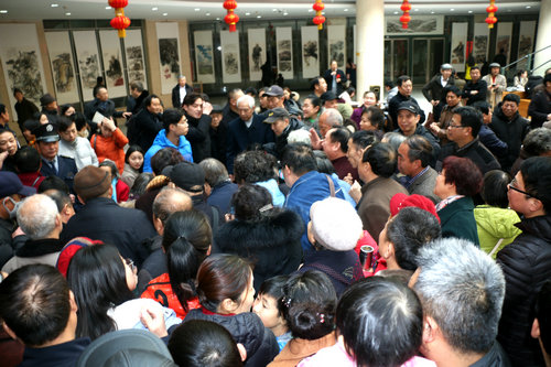 “洹上五家 墨韻春風(fēng)”戴五愛(ài)等五畫(huà)家聯(lián)展在安陽(yáng)開(kāi)幕