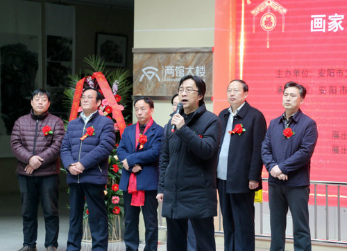 “洹上五家 墨韻春風(fēng)”戴五愛(ài)等五畫(huà)家聯(lián)展在安陽(yáng)開(kāi)幕