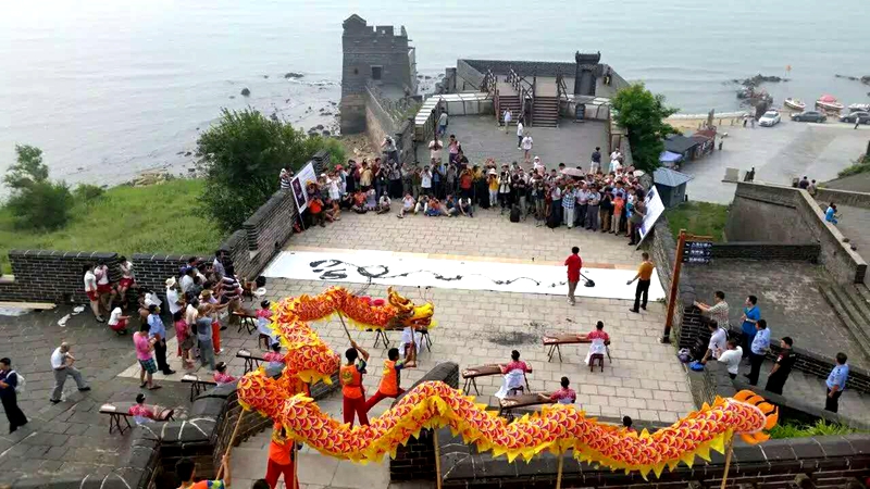 訪吉林省公主嶺市龍文化藝術(shù)館--中國潑墨書龍創(chuàng)始人柴德有館長