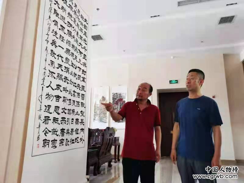 醮墨歌盛世 丹心頌黨恩 喜慶建黨百年華誕渠英輝書法作品展在京啟幕