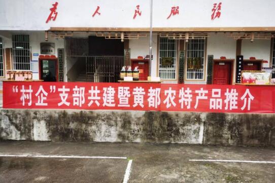 貴州務(wù)川黃都鎮(zhèn)桂花村開展“黨建引領(lǐng)聚合力、村企共建促振興”支部共建活動